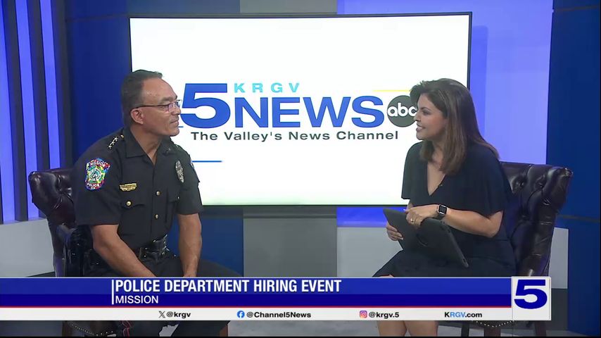 Mission Police Department holding hiring event for police officers