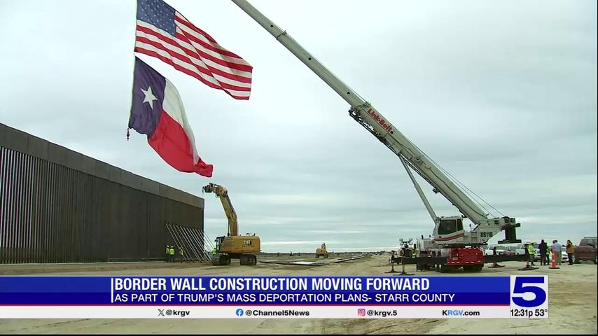 Border wall at Starr County ranch nearly complete, Texas land commissioner says