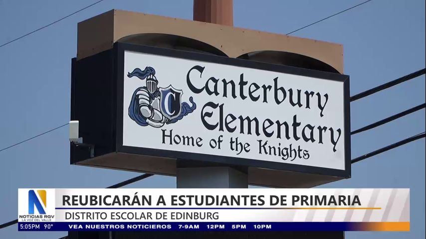 Edinburg reubica a todos los estudiantes restantes en la escuela Canterbury tras el hallazgo de E. coli