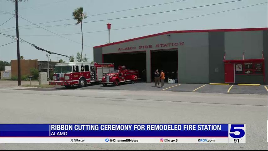 Alamo celebrates remodeled fire station