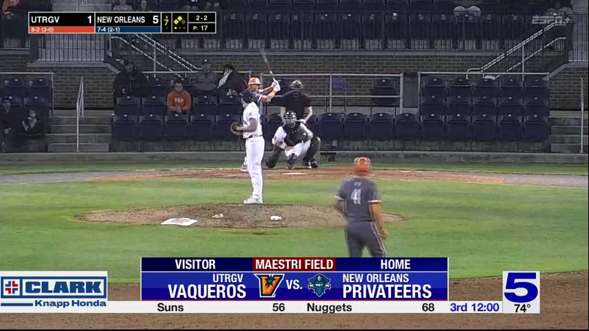 UTRGV Baseball Comeback for the 5th Straight Win