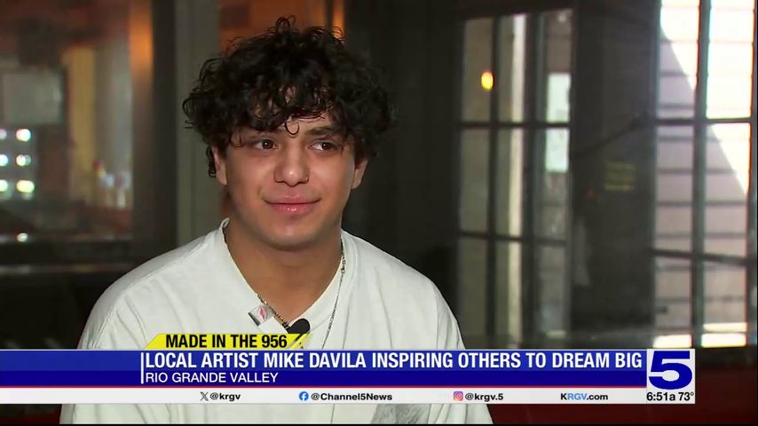 Made in the 956: Local artist Mike Davila inspiring others to dream big