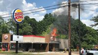 Newly-renovated Burger King catches fire hours after grand reopening