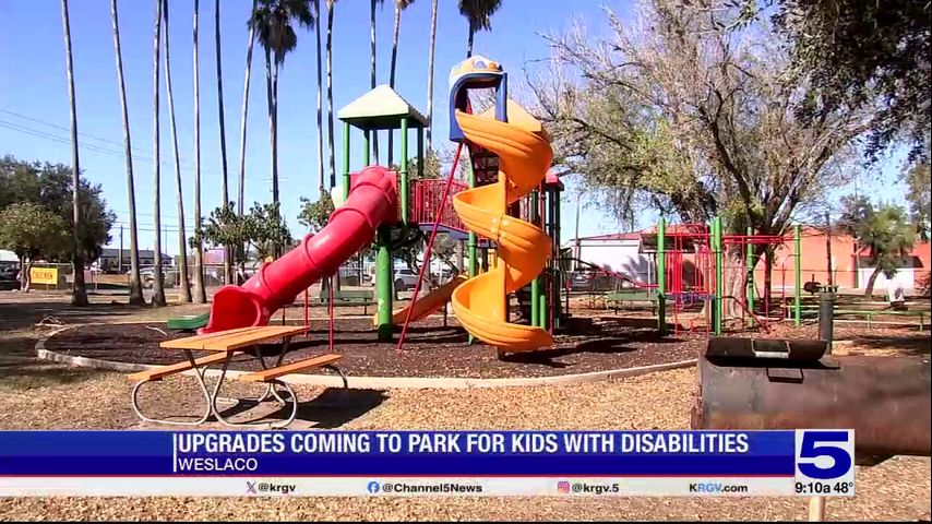 Weslaco park to be renovated with inclusive swing set