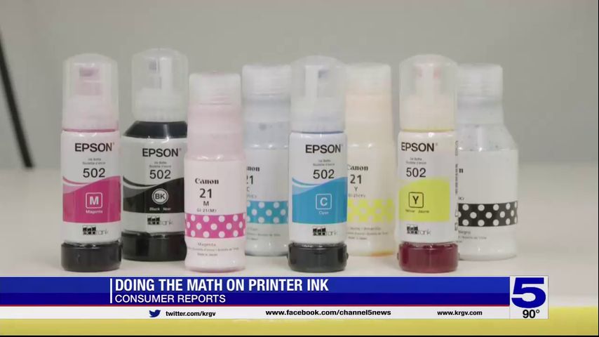 Consumer Reports: Doing the math on printer ink