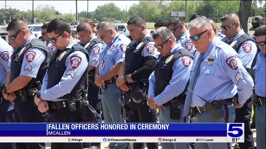 McAllen fallen officers honored in ceremony