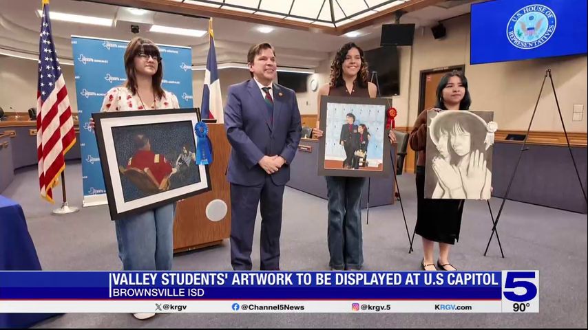 Artwork by Brownsville ISD students to be displayed at U.S. Capitol