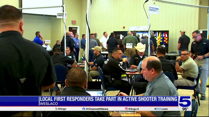 Active shooter response training held in Weslaco