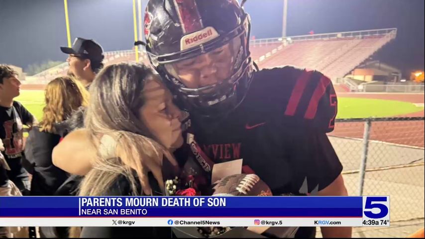 Parents mourning death of Palmview High School football player