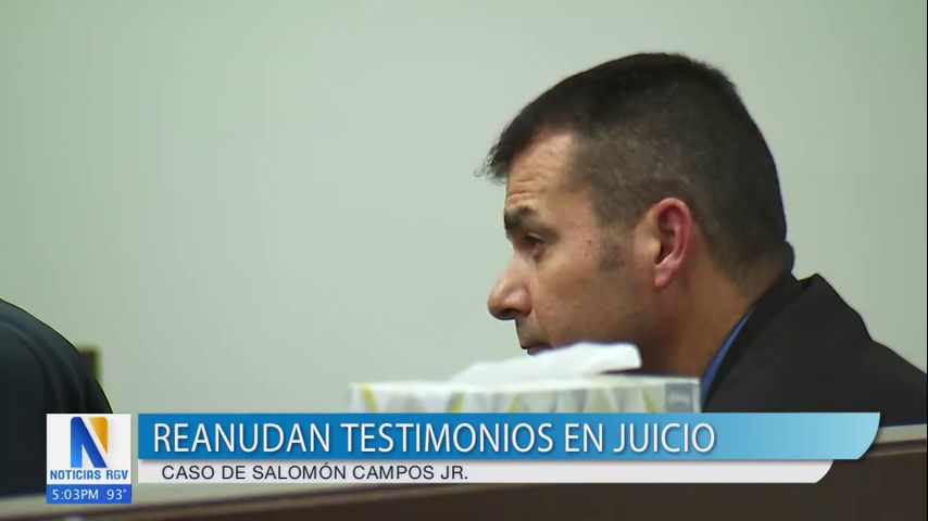 Continúa día doce de juicio contra Salomón Campos Jr.