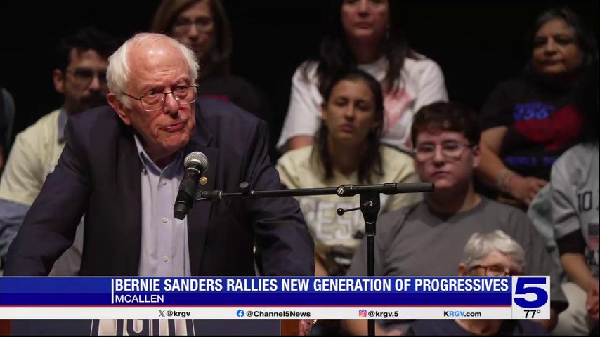 Sen. Bernie Sanders rallies in McAllen for new generation of Progressives