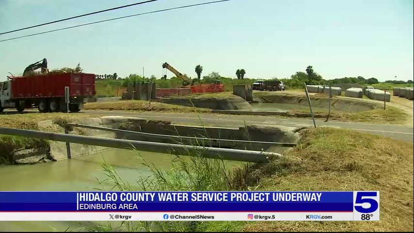 Bridge over Hidalgo County canal being widened