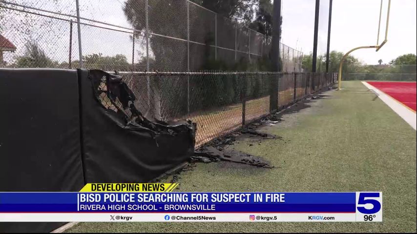 Investigation underway after fire reported at Brownsville ISD football field