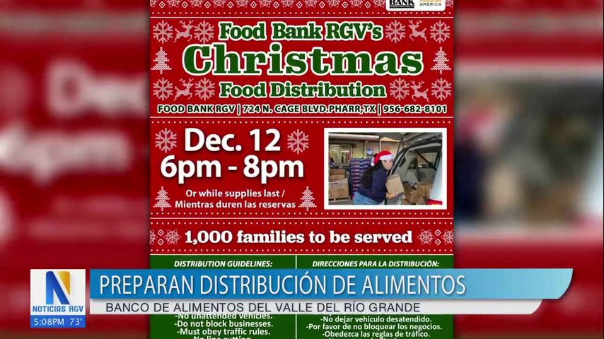 Banco de Alimentos del Valle se prepara para distribución anual de alimentos para esta Navidad