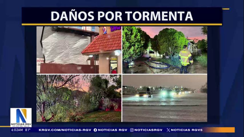 Dos incendios en McAllen tras el paso de la tormenta eléctrica