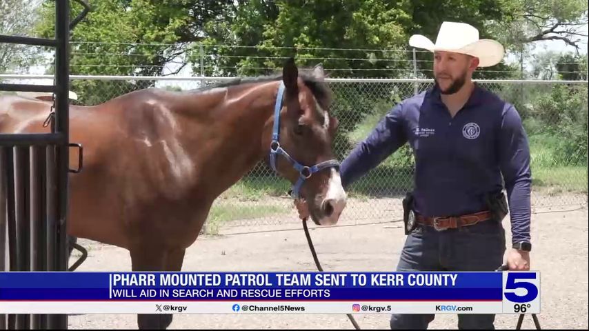 Pharr Mounted Patrol Unit heading to Central Texas to assist in flood recovery efforts