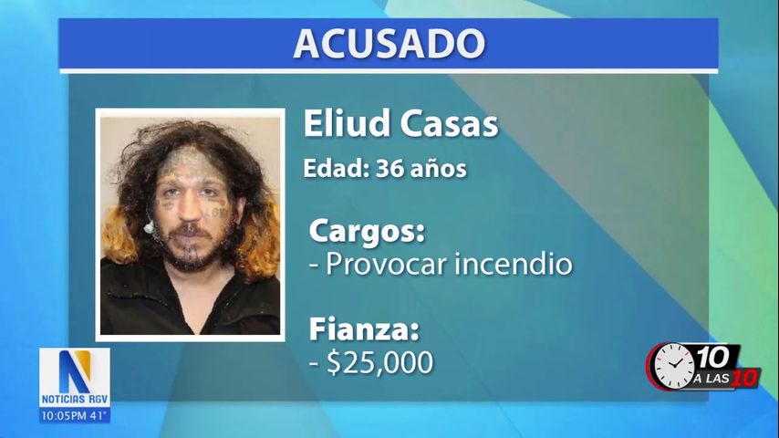 Un hombre enfrenta cargos de incendio provocado en relación con el incendio de una casa móvil en Edinburg