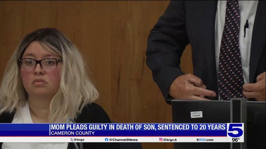 Mother pleads guilty in connection with 13-year-old son's death in Willacy County