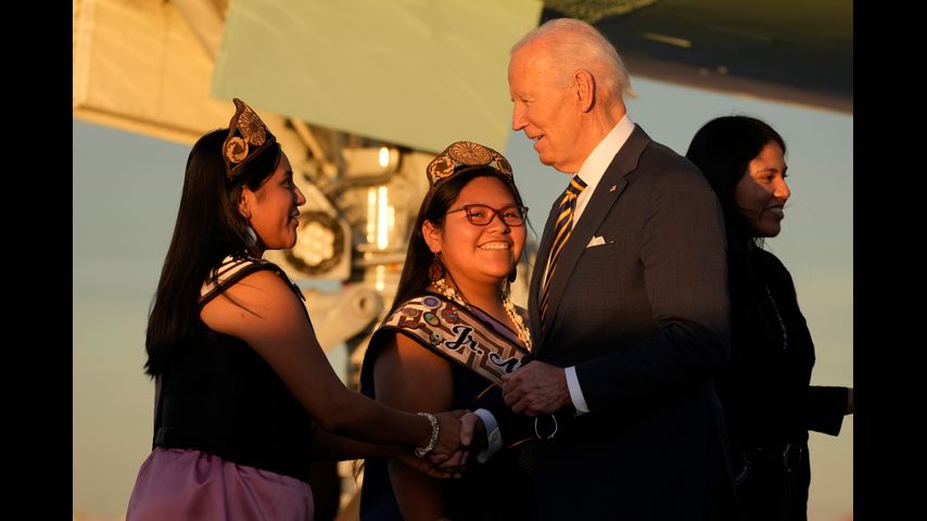 Biden visits Indian Country and apologizes for the 'sin' of a 150-year boarding school policy