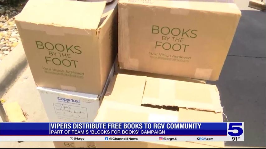 RGV Vipers give back with 'Blocks for Books' campaign