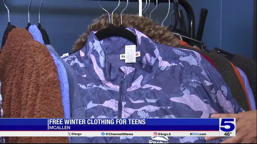 McAllen Public Library offering donated winter clothing to teens