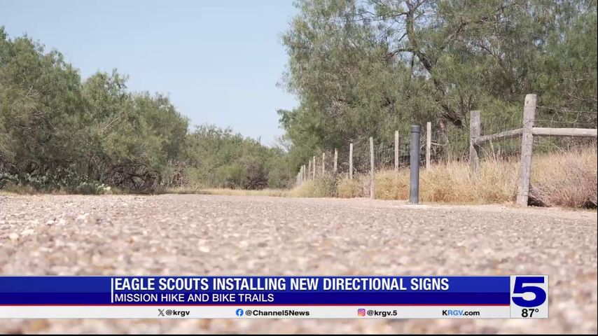 Eagle Scouts to install directional signs at Mission Hike and Bike Trail
