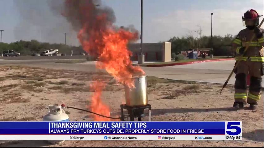 McAllen Fire Department offers turkey frying safety tips