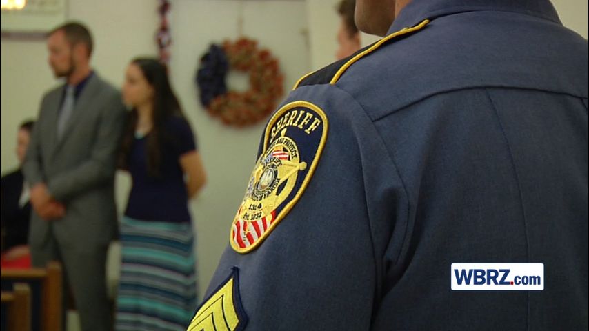 Livingston Parish residents honor first responders of the 2016 flood