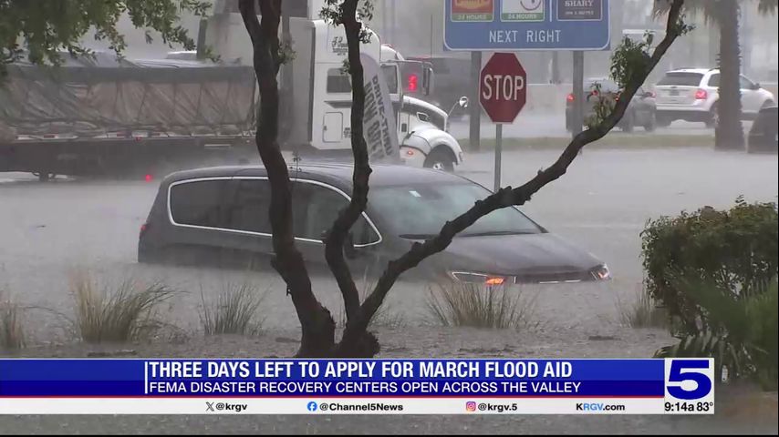 Valley residents impacted by March floods running out of time to apply for FEMA assistance