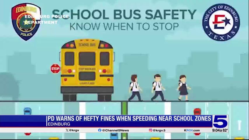 Edinburg police reminding drivers of back to school safety tips