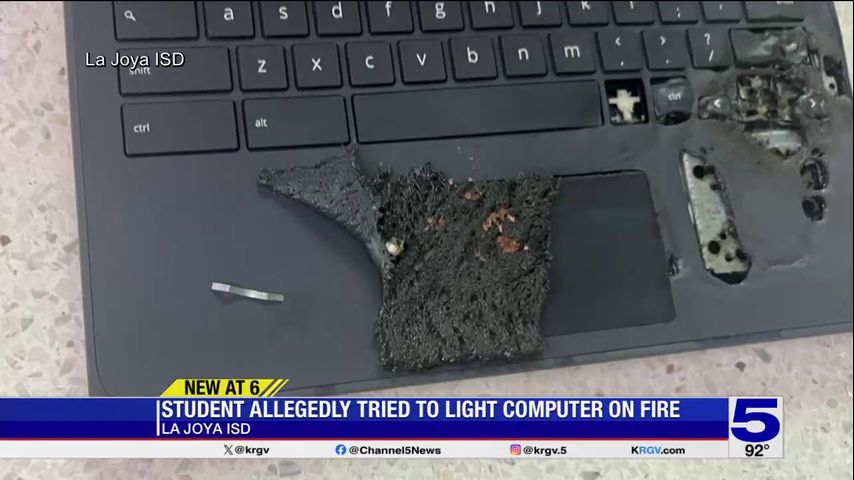 La Joya ISD: Student damages laptop as part of viral TikTok challenge
