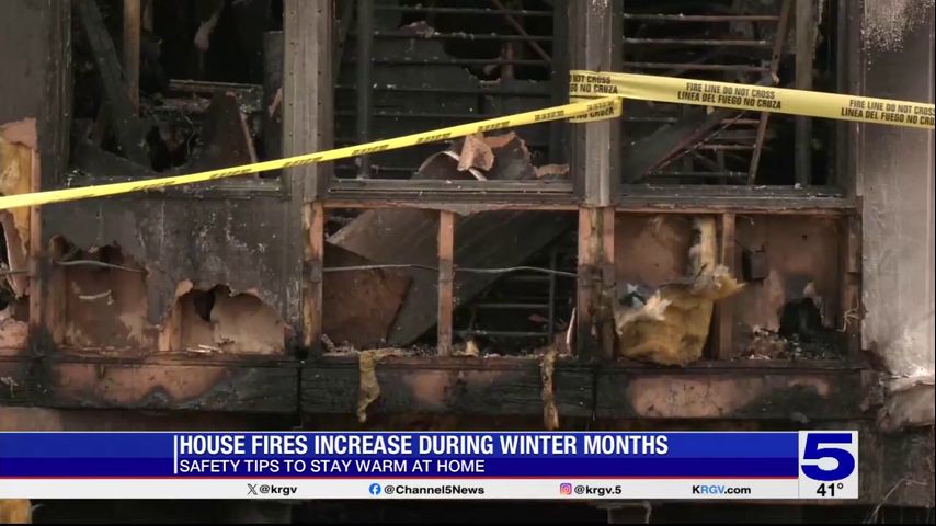 Edinburg fire chief reminding the public of proper heating tips after man loses home in fire