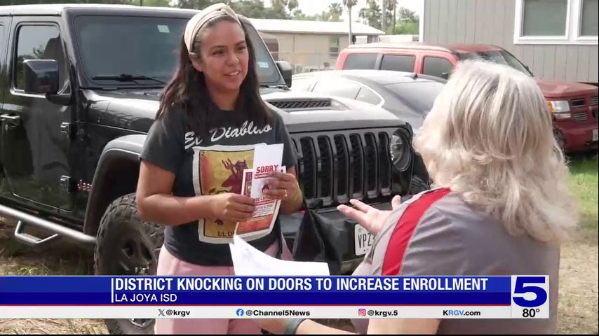 La Joya ISD goes door-to-door to help increase enrollment