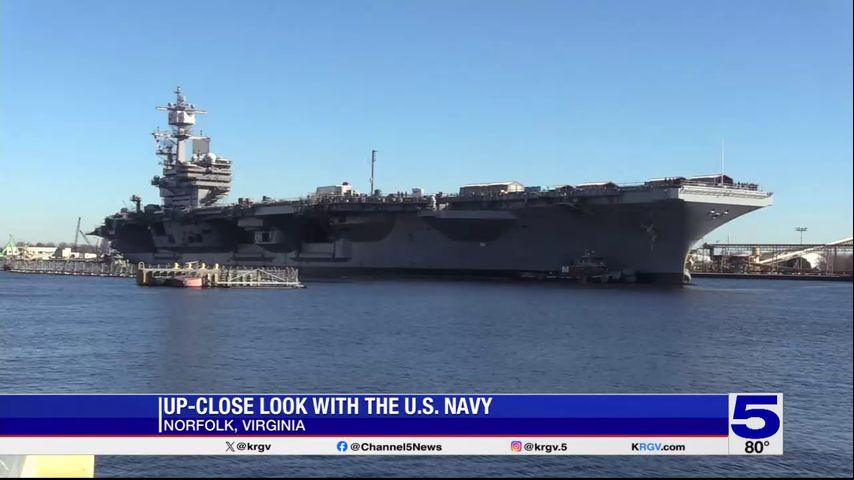 Channel 5 News gets up-close look with U.S. Navy in Virginia