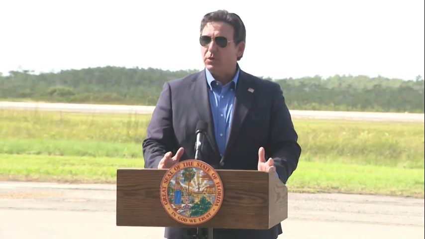 Deportation flights from Florida's 'Alligator Alcatraz' detention center have begun, DeSantis says
