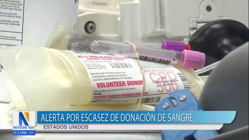 Vitalant Blood Services alerta por escasez de sangre en Estados Unidos