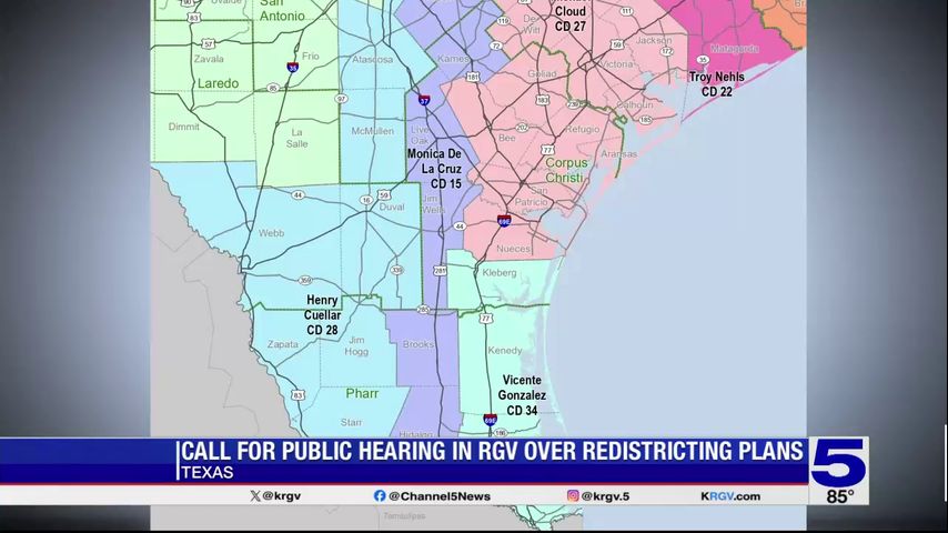 Lawmakers call for public hearing in the Valley over redistricting plans