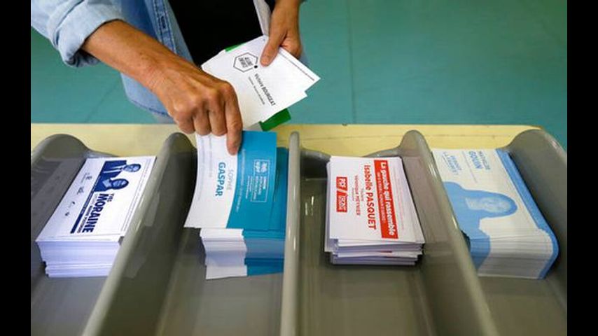 Macron's party has clear lead in France election