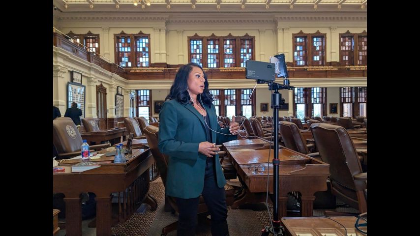 Texas Democrat spends night in Legislature protesting police shadowing in redistricting battle