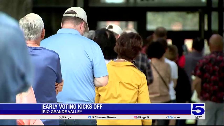 ‘It’s my civic duty:’ Over 21,000 registered Hidalgo County voters cast their ballot during first day of early voting