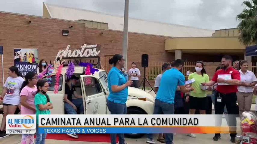 Realizan caminata en Edinburg para familias del Valle