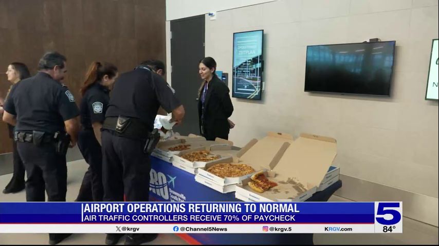 Federal employees at Brownsville airport treated to free meals as operations return to normal