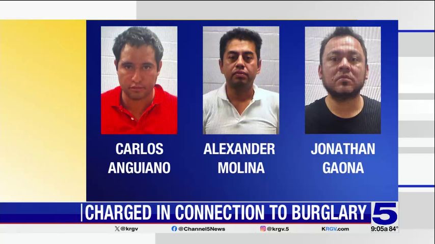 Bond set for men charged in Mission burglary