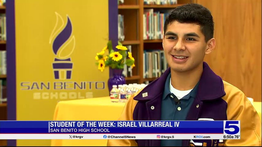 Student of the Week: Israel Villarreal IV