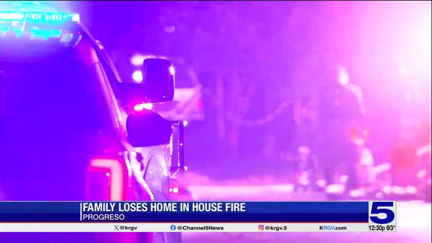 Border Patrol agent rescues family of 11 in Progreso house fire