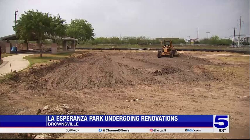 La Esperanza Park in Brownsville undergoing renovations