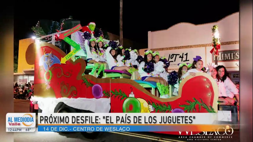 Weslaco invita a la comunidad a participar del 'desfile de juguetes'