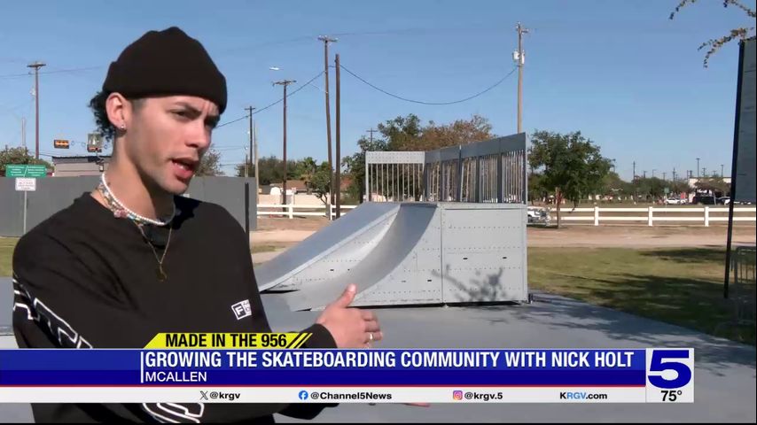 Made in the 956: Edinburg native helping spotlight Valley skateboarding community