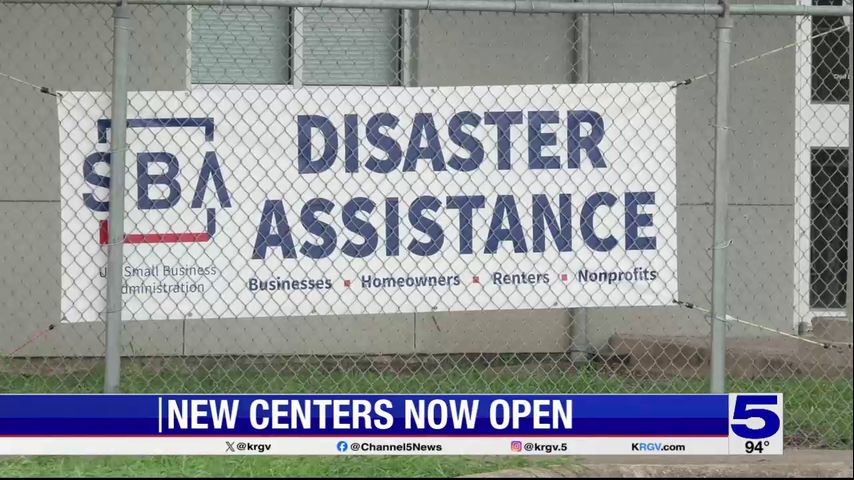 Disaster outreach centers now open in Starr and Willacy counties