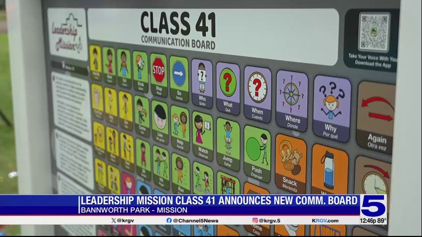 New communication board for kids with disabilities unveiled at Mission park